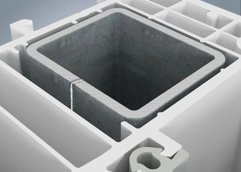 Strong galvanized steel reinforcement