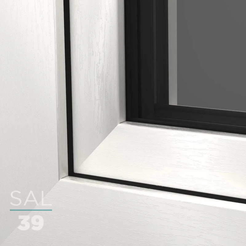UPVC Window Decor SAL39 White (woodgrain)