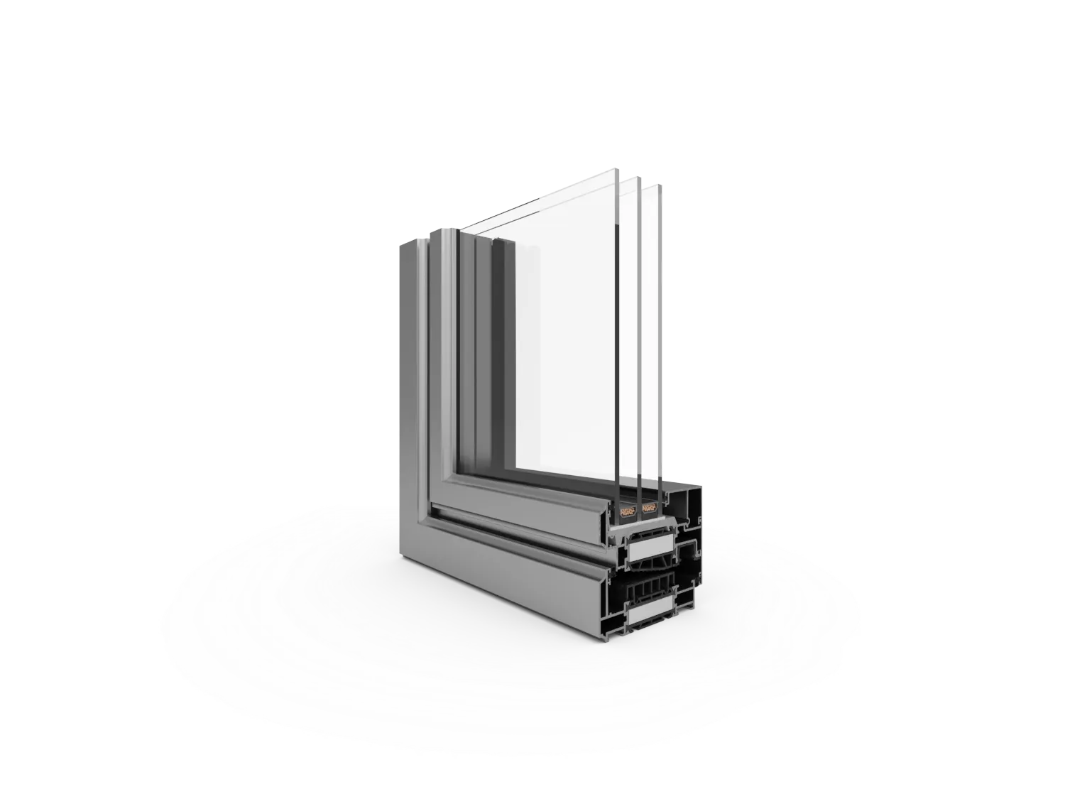 SALAMANDER GE76AD UPVC profile - made in Germany